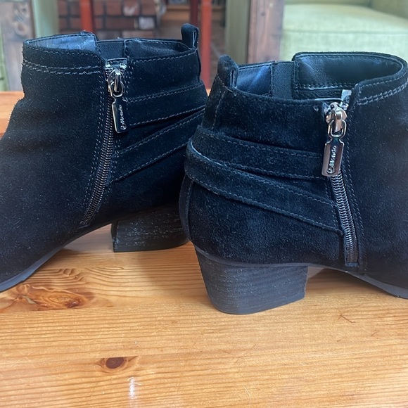 Blondo Idra Black Suede Ankle‎ Buckle waterproof Boot Size 8.5 M - Picture 5 of 13